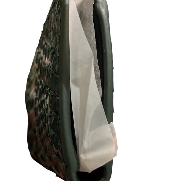 Kurt Geiger Green Snakeskin Leather Kensington Bifold Wallet. All Inclusion NWT - Picture 7 of 8